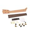 Ukulele Hals Set Ukulele Hals Palisander Griffbrett Saitenwirbel und Steg Set für Handarbeit