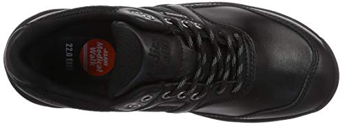 Asahi Medical Walk GT 022 Walking Shoes, Black, 22.5 cm, 4E