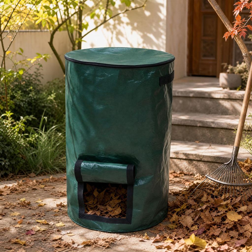 Compost Bags for Kitchen Waste, Outdoor Leaves and Garden Matter - Thick Yard Waste Collection Bags
