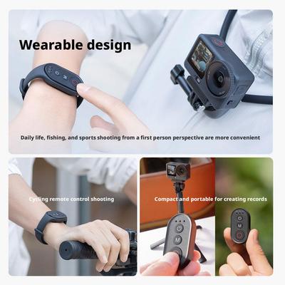 Bluetooth Remote Control For Action Cameras For DJI Action 3 4 5 6 For Insta360 X3 X4 X5 For Gopro Camera Remote Control Accesso