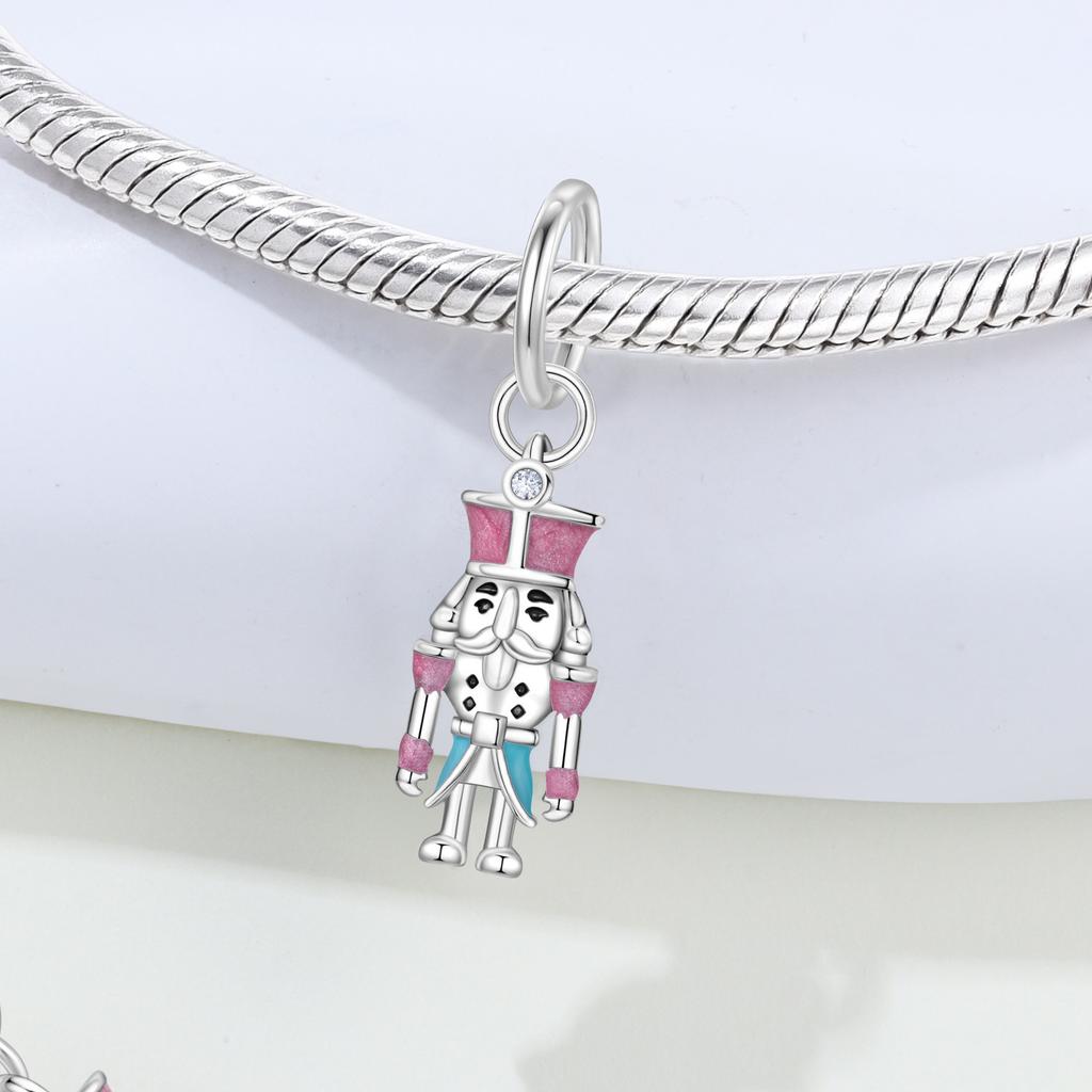 PANPOKI 925  Silver Fairy Tale Characters Beads Original Pendants Bracelet Charm Jewelry Party DIY Trendy Gifts
