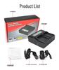Fuyalin LPE6 Charger for Canon 6D, 80D, 5D2, 5D3, 6D2, 7D2, 90D, 5DSR.