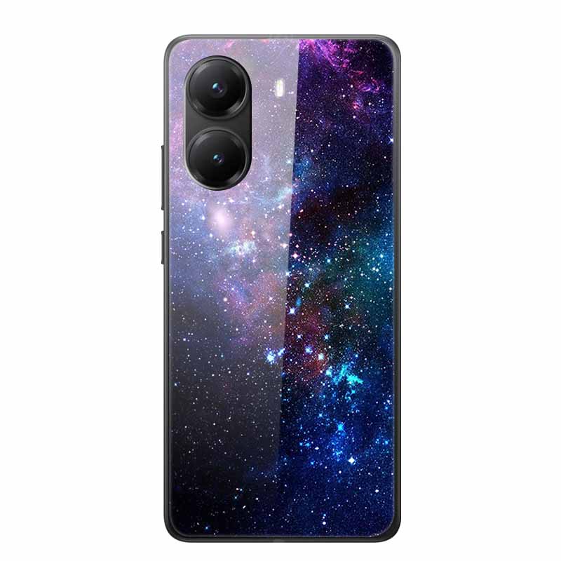 Tempered Glass Case For Xiaomi Poco X7 Pro Case Hard Glass Back Cover Soft TPU Bumper For Redmi Turbo 4 Phone Case X7Pro Turbo4