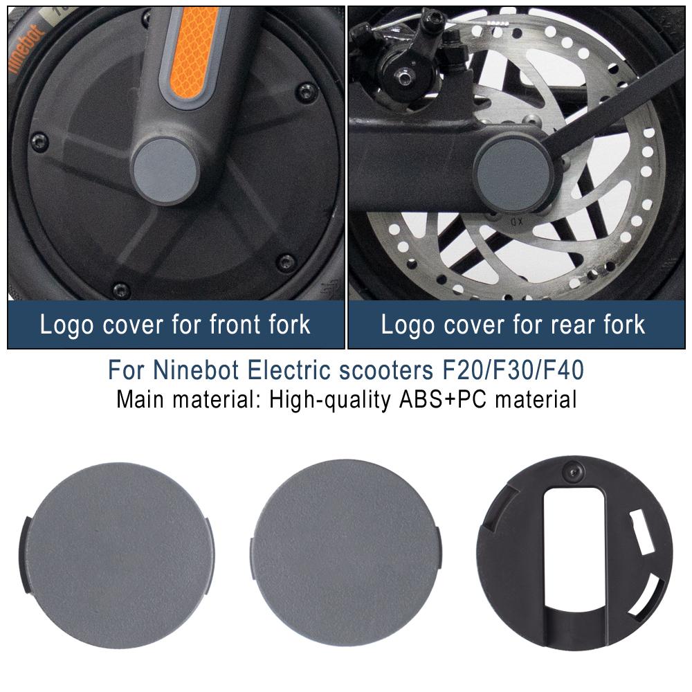 Durable Front Rear Fork Cover Left-right Short Cover for Ninebot F20 F30 F40 Electric Scooter Wheel Hub Decoration Plastic Case