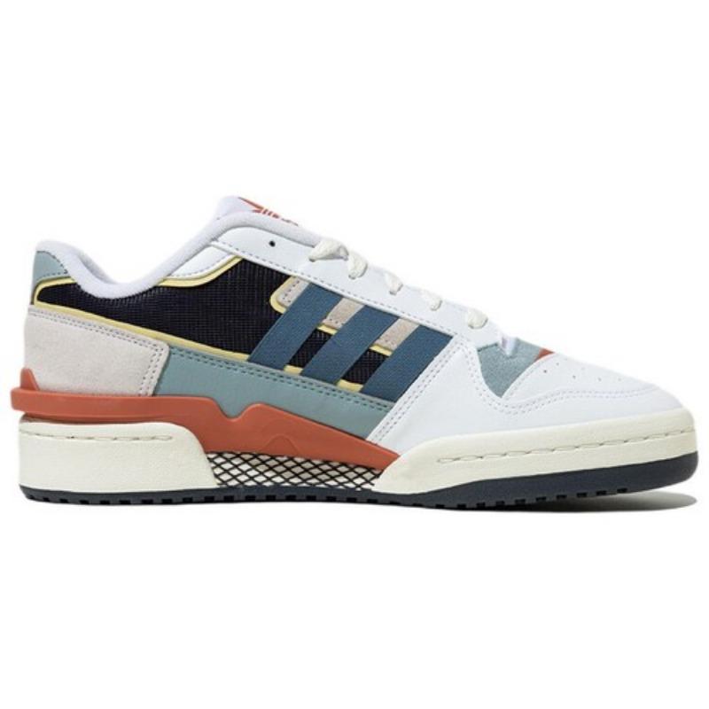 adidas Forum Exhibit Low 2.0 Bianco Quasi Blu Grigio Magico - FZ5596