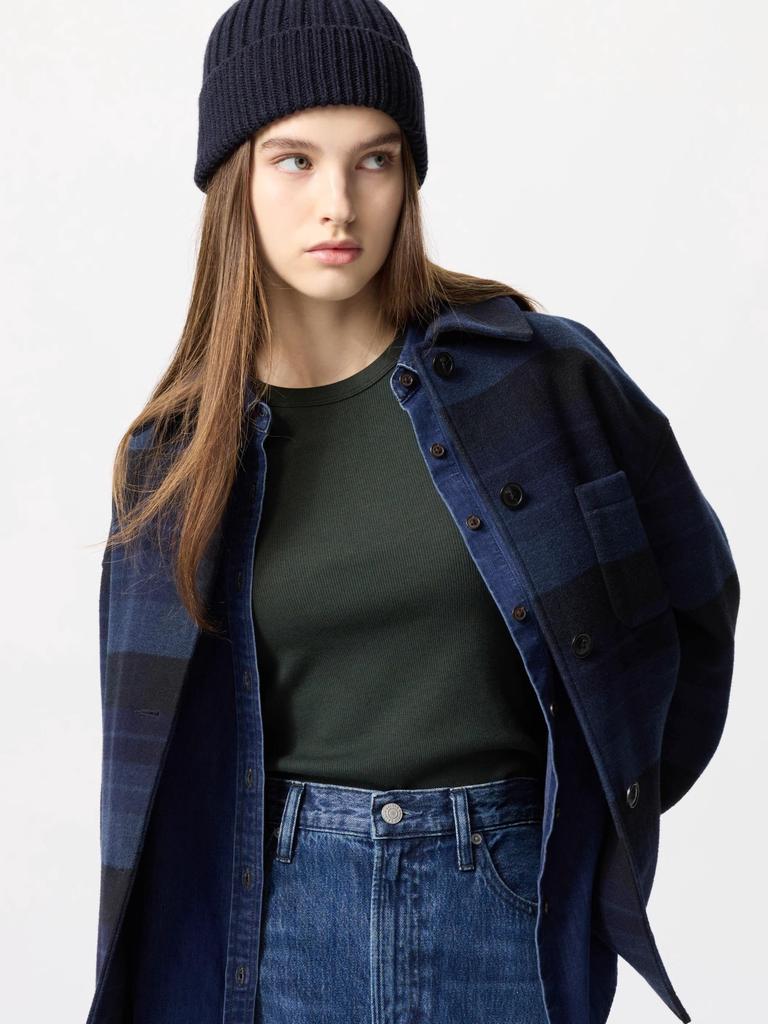 Uniqlo Japan SofT Rib Crew Neck T