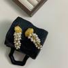 Seaside Resort Style Shell Tassel Earrings Fashionable Light Luxury Earrings for Women