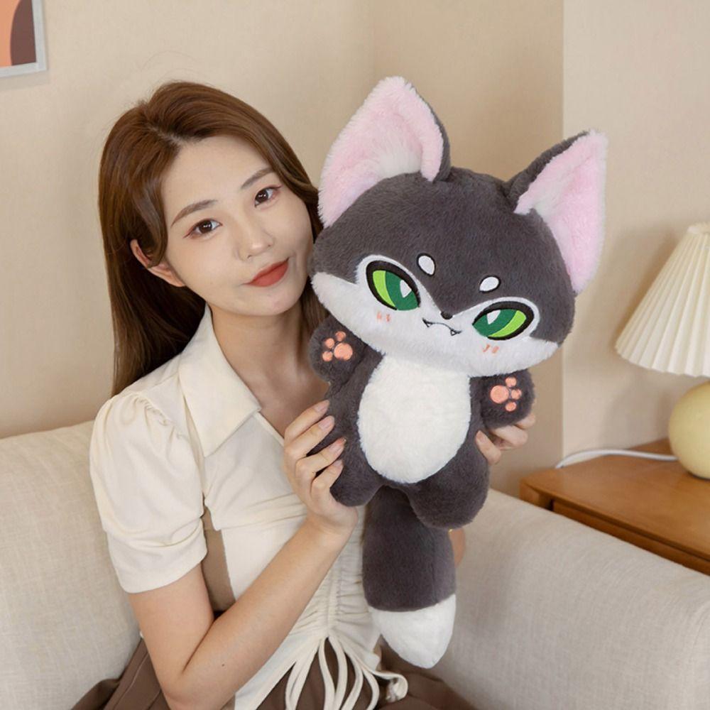 Soft Enthusiasm Wolf Plush Doll Enthusiasm Wolf Emotion Cartoon Wolf Toy Children Toys