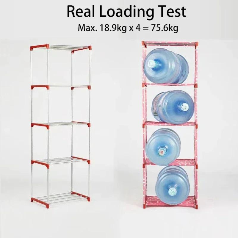 Portable Bookshelf with Fabric Cloth At Back, Cube Closet Storage Organizer Bookcase, Living Room,Study Room,Bedroom