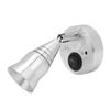 LED RV Reading Light 12V 3W Flexible Interior with Switch for Truck Trailer Boat Yacht CaravanSilver Shell Warm White