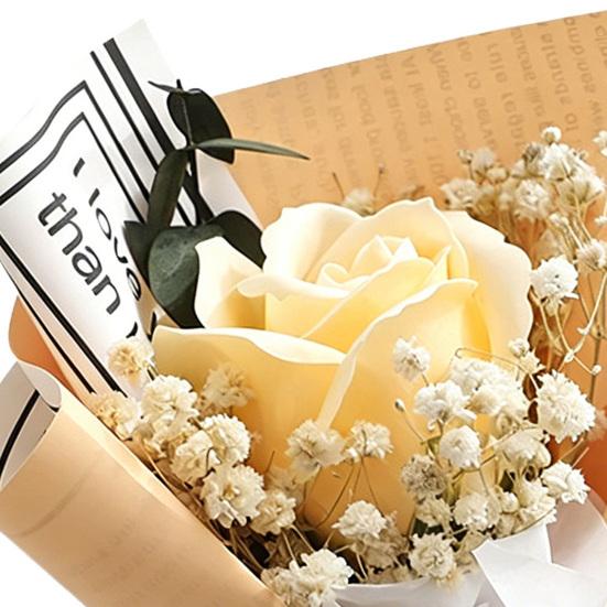 Mini Artificial Rose Bouquet Handcrafted Simulated Carnation Flower Decoration Romantic Valentine's Day Birthday Mother Wife Girlfriend Gift