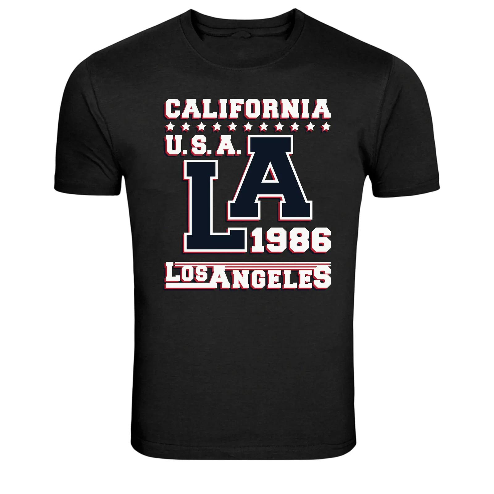 California USA LA 1986 Los Angeles Vintage T-Shirt XXXXL