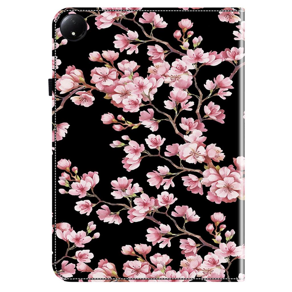For Xiaomi Redmi Pad SE 4G 8.7 Inch Leather Case Pattern Printed Stand Tablet Cover with Card Slots