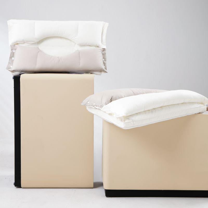 

Two-Way Neck Support Pure Cotton Traction Pillow – Single Household Pillow Core Low Pillow 800g