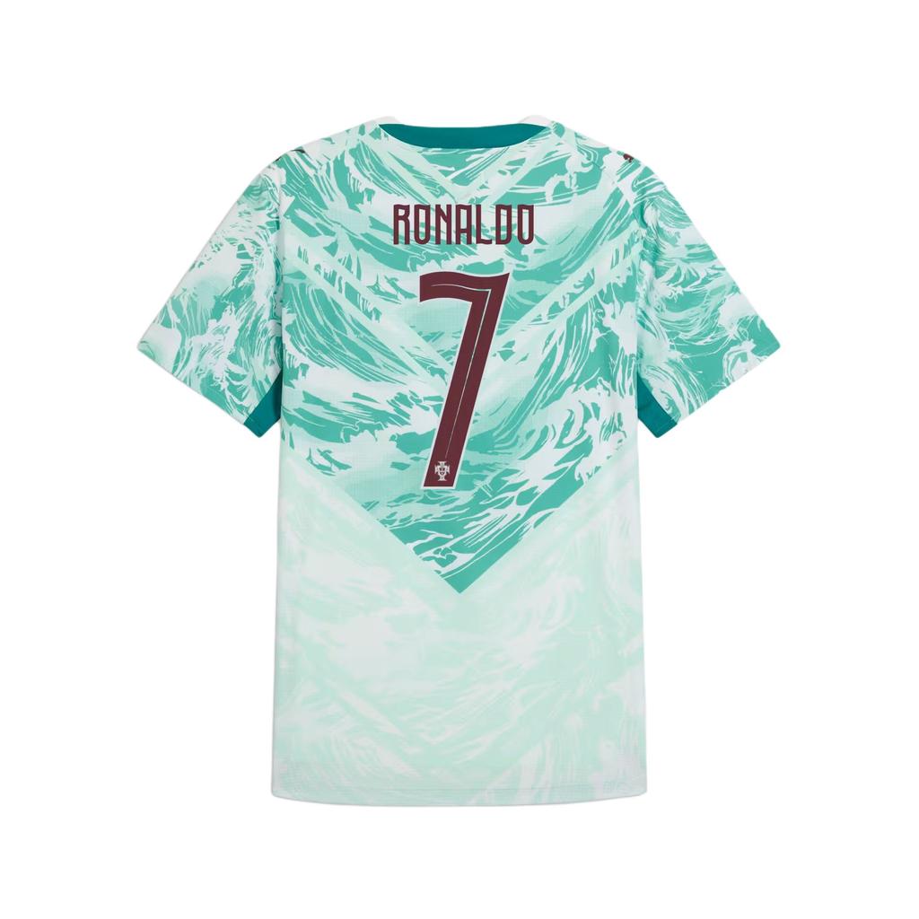 Puma Authentic Reycell Portugal Team Player Version Away Ronaldo 7 Quick-Dry Short Sleeve Football Shirt Men Tops 788145-77