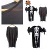 Halloween Skeleton Ghost Fancy Dress Cosplay Costume For Adults And Kids