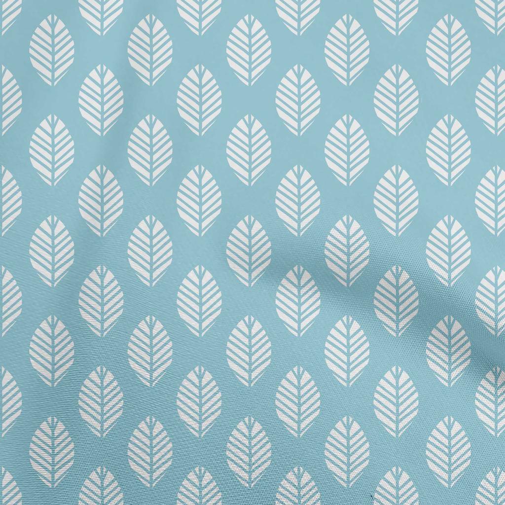oneOone Cotton Flex Dark Beige Fabric Asian Leaf Block Fabric For Sewing Printed Craft Fabric By The Yard 40 Inch