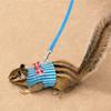 1PCS Small Animal Tank Top Strap Blue Pink Dog Cat Hamster Pet Clothes Small Animal Squirrel Traction Rope