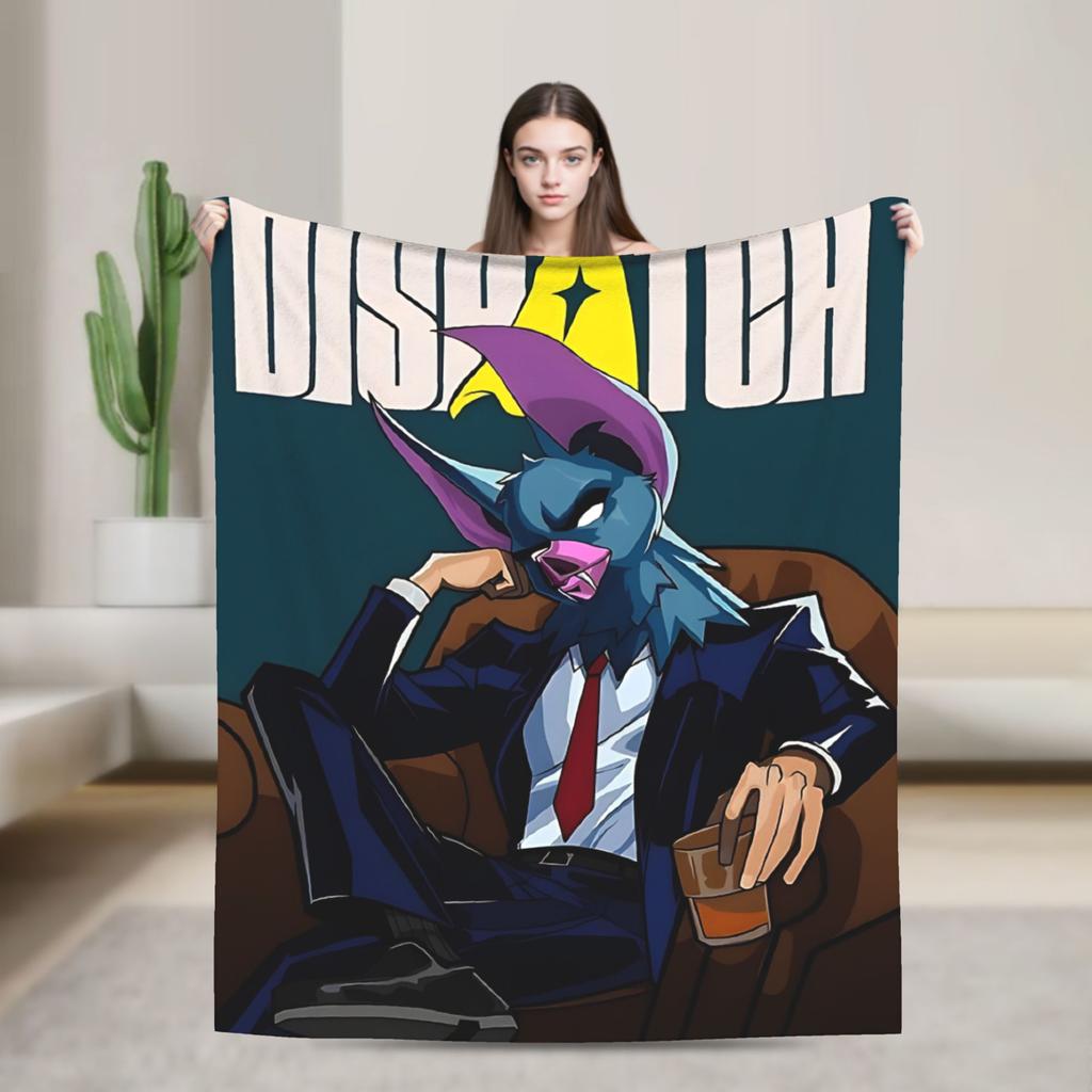 Soft Blanket Picnic Dispatch Game Throw Blanket  Flannel Bedspread For Bedroom Funny Sofa Bed Cover