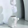 Long Handle Toilet Brush and Holder Space Saving Elephant Toilet Brush  for Bathtub