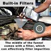 Funnel Automotive Steel Bendable Universal Spout Funnel with Filter and 23.6" Flexible Pipe Long Neck Oil Funnel for All Automotive Oils, Lubricants,