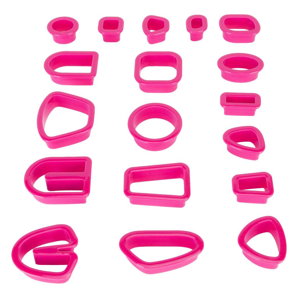 Polymer Clay Cutters Set Earring Hooks Cards Jump Rings DIY Clay Earring Cutters Kit for Jewelry