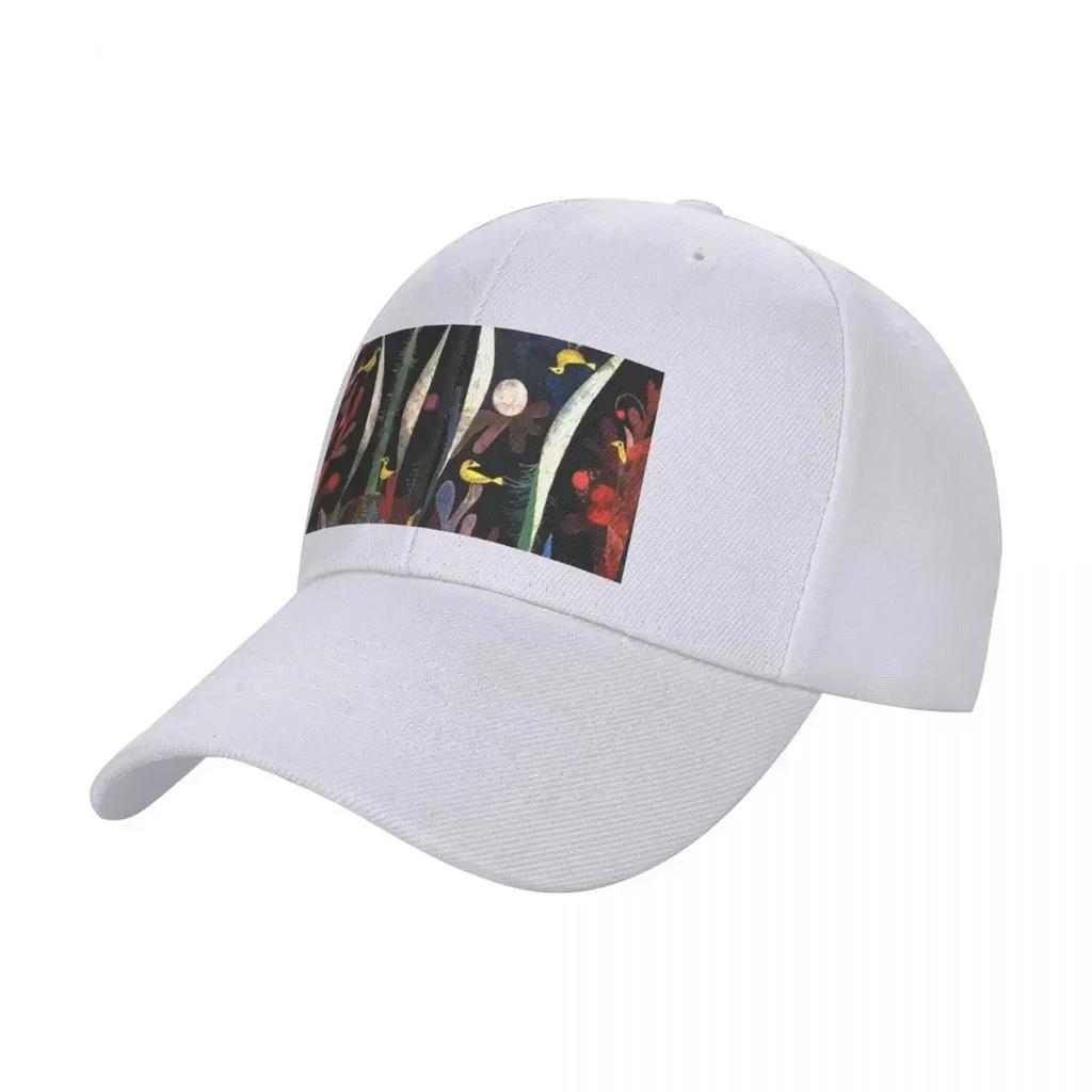 Landscape With Yellow Birds Paul Klee Expressionism Baseball Cap Trucker Cap Fishing Hat Mens Big Size Hat Mens Tennis Womens