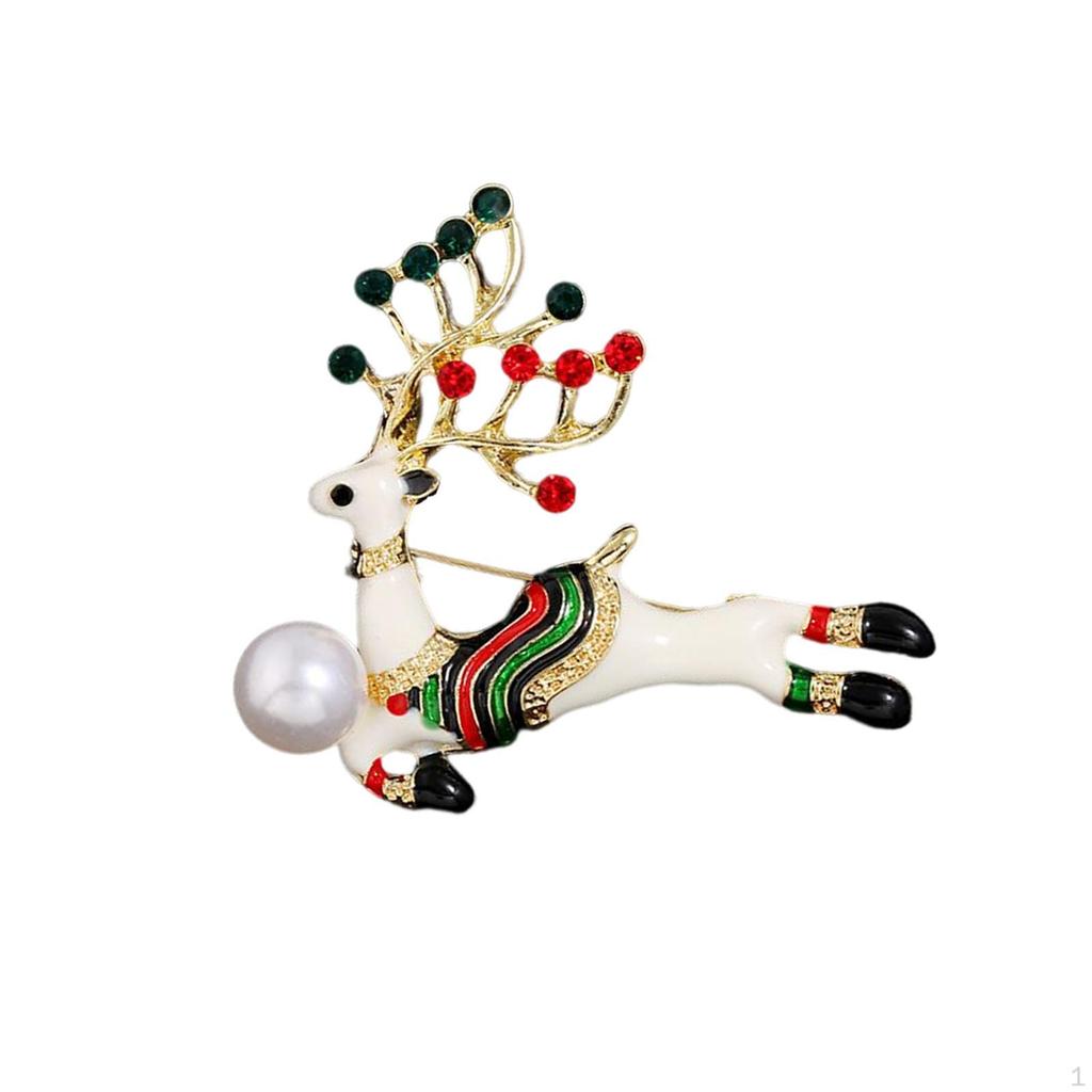 Christmas Brooch Pins, Cloth Decorative Accessories for Turbans Decoration