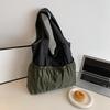 Faltbare Tasche Große Kapazität Faltbare Umhängetasche mit Reißverschluss und Innentasche Design Pendler-Tragetasche für den täglichen Gebrauch
