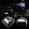 Universal Car License Plate Light For 2500 19-04 High Intensity LED Beams Anti Impact PC Shell Easy Installation