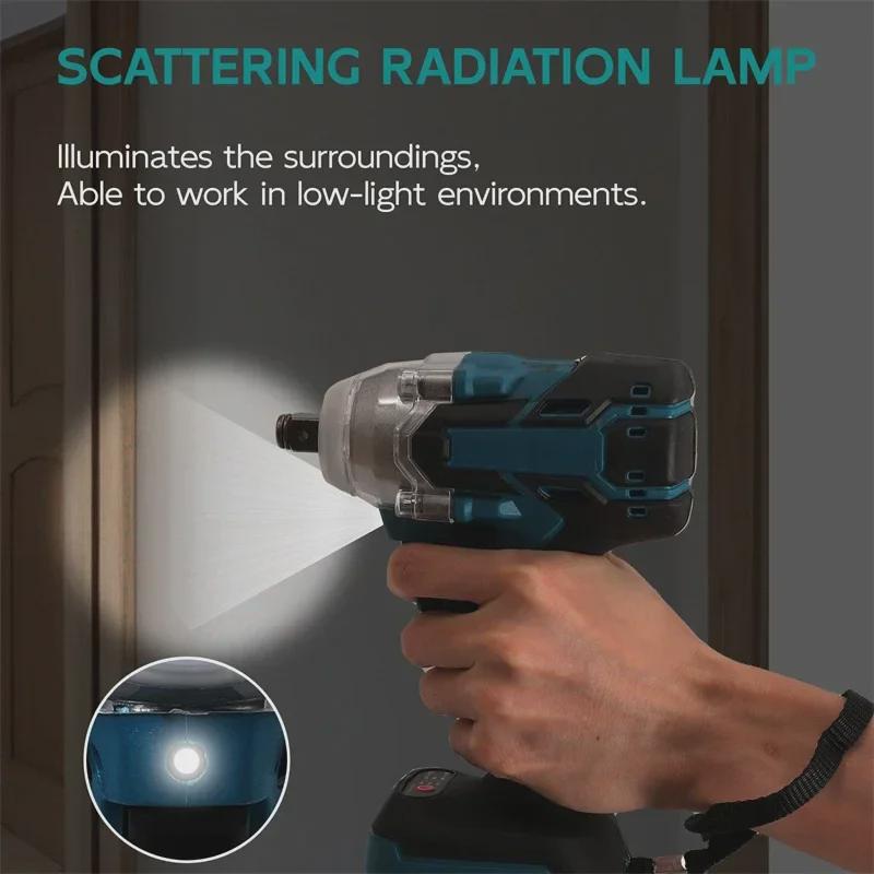 5-Piece High-Power Electric Wrench Set: High-Torque Woodworking & Auto Repair Tools, Rechargeable Lithium-Ion Impact Wrench & Screwdriver