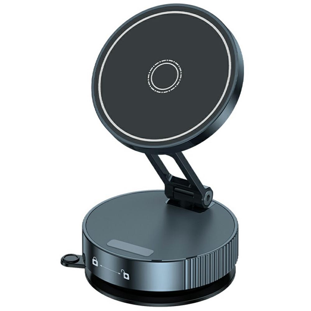 

Q11 Phone Holder Car Dashboard Mount Mechanical Magnetic Vacuum Suction Navigation Stand Tarnish