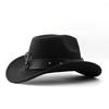 Stylish Cowboy Hats Adjustable Band Breathable Cloth Comfortable Fit Western Party Outdoor Festival Accessory
