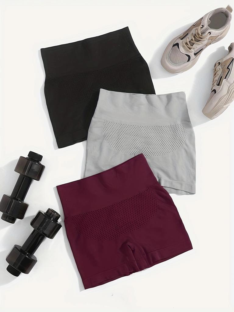 Xiyintmu Honeycomb Boxers, Abdominal and Hip Lift, Comfortable and Breathable Yoga Sports Bottoming Boxers