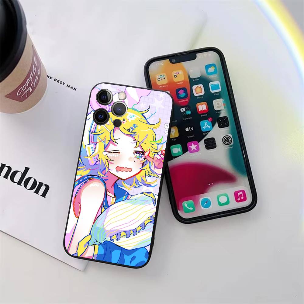 Virtuelle Sängerin K-Kagamine Rin Handyhülle Silikon Weich Für IPhone 17 Air 16 15 14 13 12 11 Plus Pro Max Plus