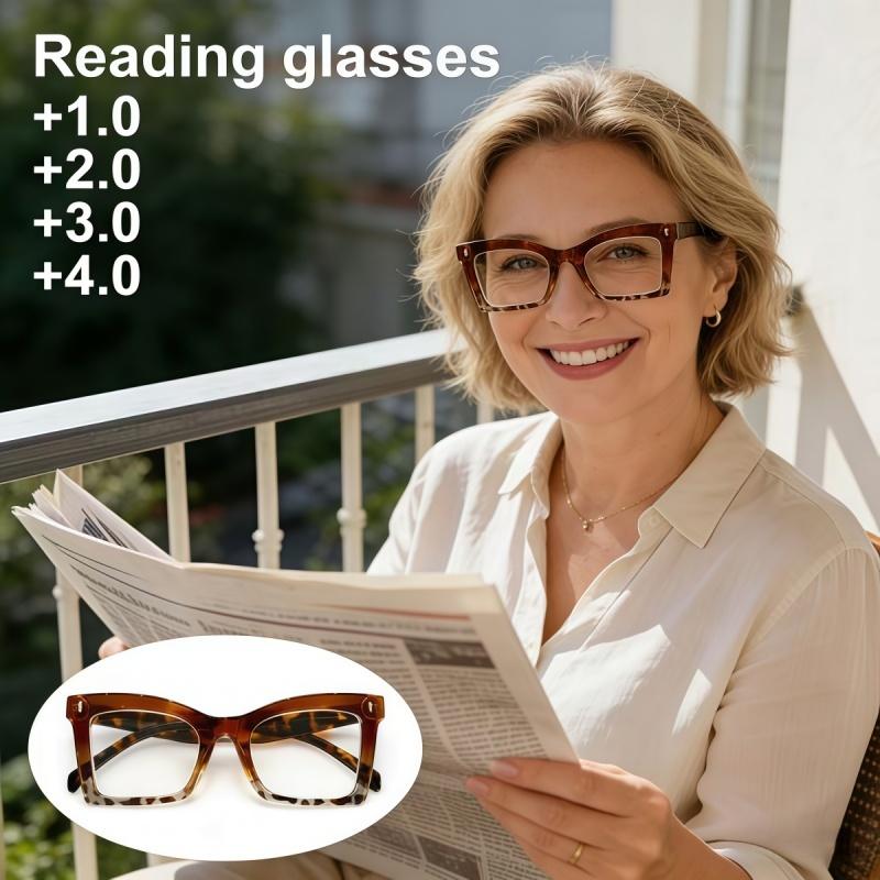 Europäische und amerikanische modische Lesebrille, leichte Anti-Blaulicht- und Anti-Augenermüdungs-Leser, für mich beide geeignet