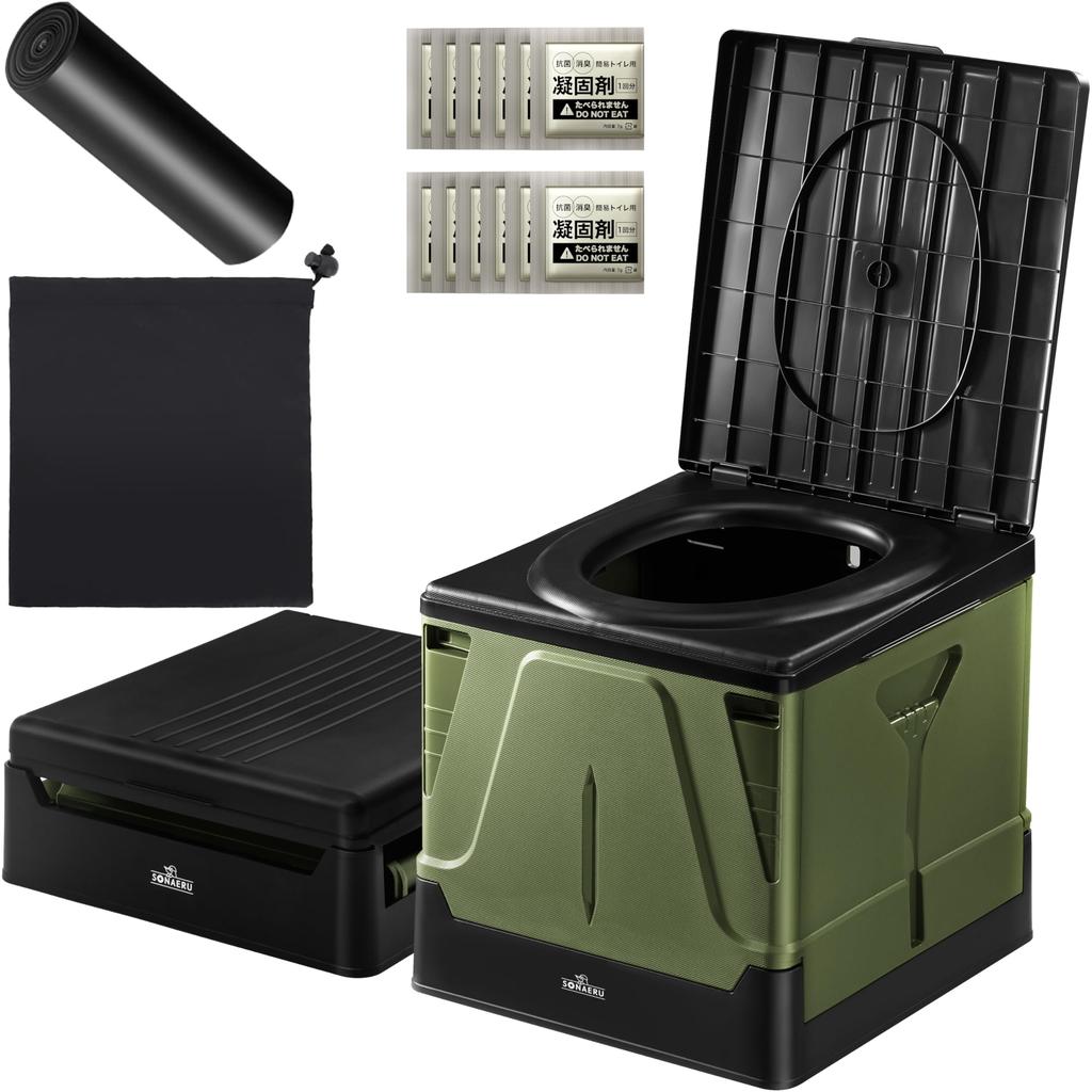 by Disaster Preparedness PYKES PEAK Portable 100kg Weight Includes 12 Coagulants and 12 Stool for Outdoor and Nursing Care [Recommended Specialists]