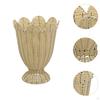 Woven Flower Pot, Floral Container, Multifunctional Tabletop Ornament, Decorative Basket for Home