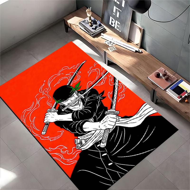 Samurai Warrior Art Carpet suitable as a non-slip mat for the living room or bedroom sofa