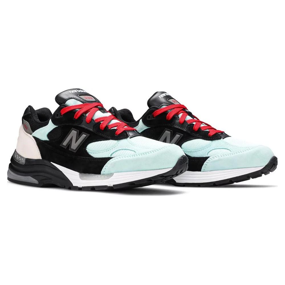 Amoeba Music x Nice Kicks x New Balance 992 Made in USA Peace Through Music - Black Unisex Sneakers Teal M992NK2