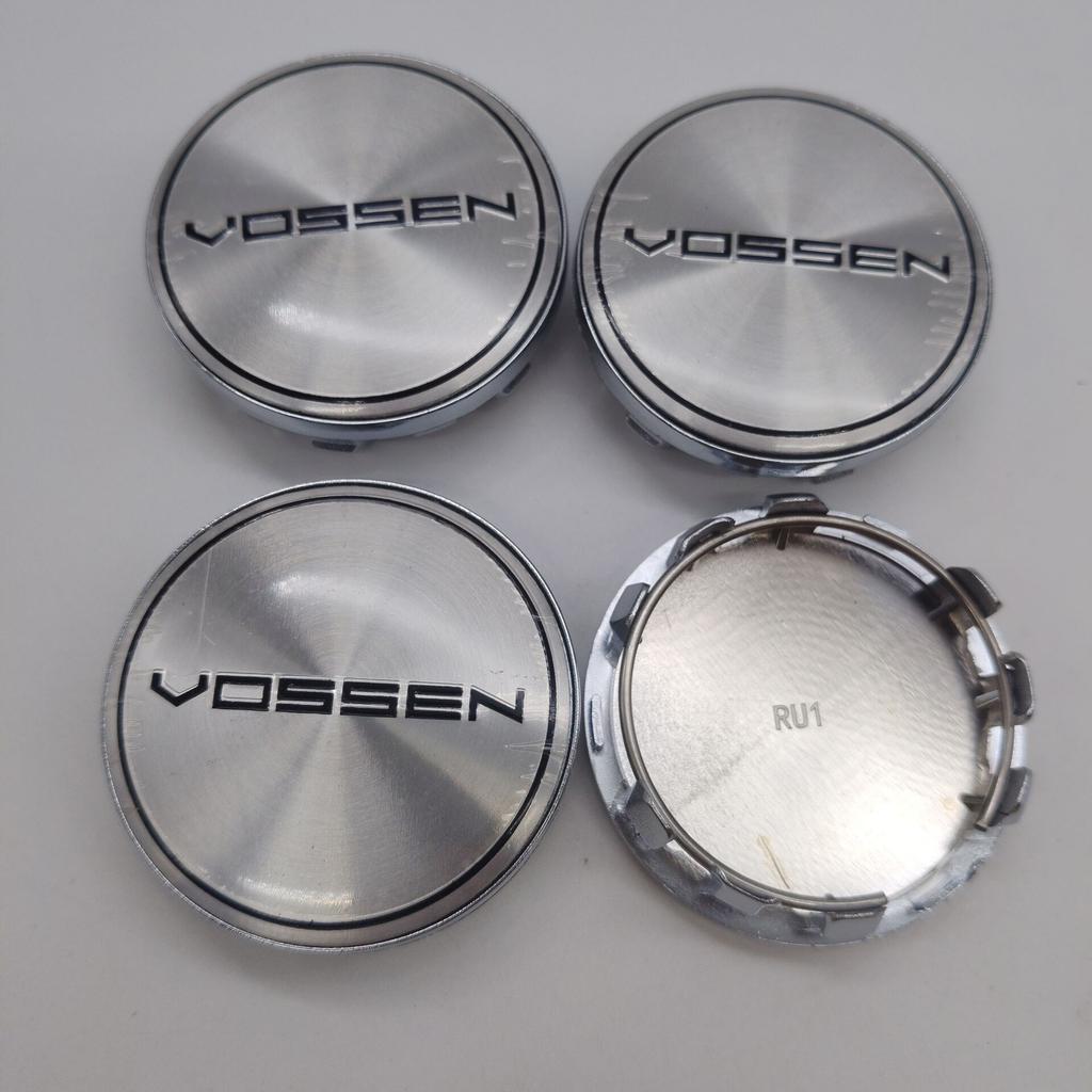 4pcs 59mm Vossen Car Wheel Center Hub Rim Cap Cover VOSSEN Emblem Badge Wheel Cover Cap Hubcaps Replacement Accessories