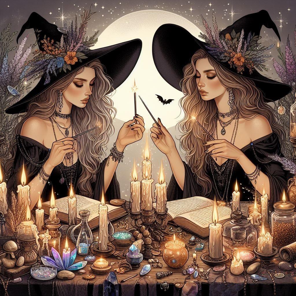 Cartoon Junge Hexe 5D Diamantmalerei Kits Anime Süßes Magisches Mädchen Handgemacht DIY Bohrer Mosaik Stickerei Kreuz