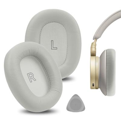 Coussinets d'oreille Geekria Elite compatibles avec Bang & Olufsen Beoplay H95 (1266100) Casque, Oreillettes en peau d'agneau (gris)