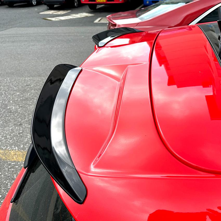 Car Rear Trunk Boot Spoiler Wing For Ford Focus ST Line Hatchback 2019-2023 Rear Roof Spoiler Wing Body Kits Tuning