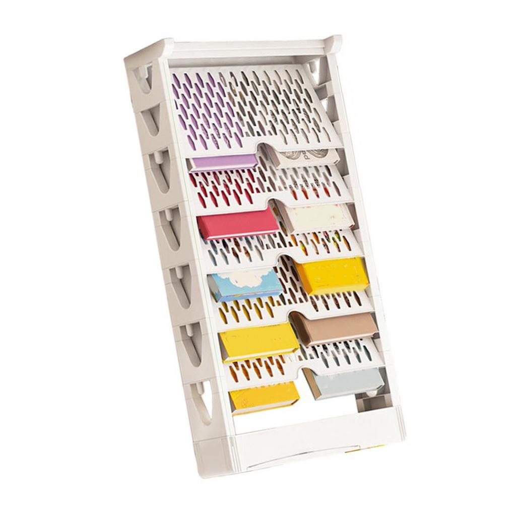 Bookshelf Multipurpose Simple Style Large Capacity Single Row Space Saving Multilayer Book Storage