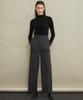 MANAVIS7 Martin High-Waisted Wide Slacks [Charcoal]