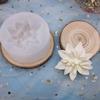 Reusable Christmas Flower Mold Odorless Mould DIY Candle Mold  Home Decor