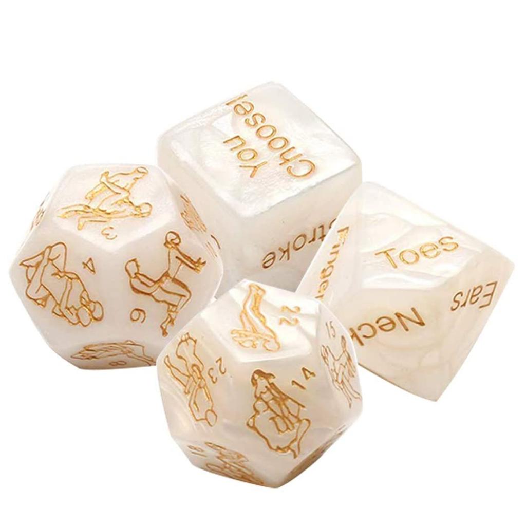 Hot Sale Couple Fun Dice Role Playing Easy to Play Anniversary Date Night Dice Toy for Hen Party Honeymoon Bachelorette Party