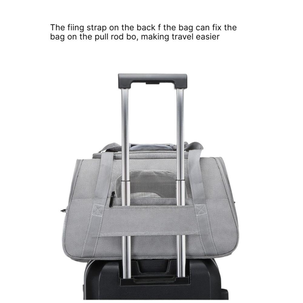 1 Stück Haustier-Transporttasche Faltbar Kleine Hunde Katzen Trageausgehtaschen Haustier-Reisetasche Netz atmungsaktiv Umhängetasche Handtasche Haustierbedarf