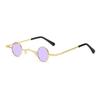 Retro Hippie Small Round Sunglasses For Men Women Vintage Metal Frame Mini Round Sun Glasses Hip-hop Eyewear UV400 For Outdoor